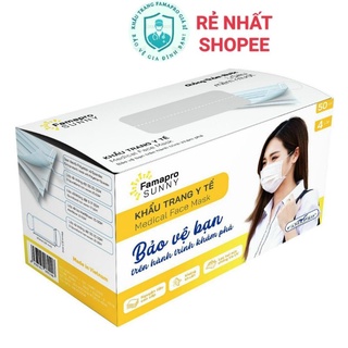 Khẩu trang y tế 4 lớp Famapro Sunny chính hãng