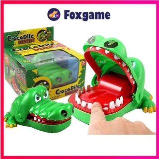 [Đồ chơi] Khám răng cá sấu cắn tay loại lớn cao cấp crocodile dentist
