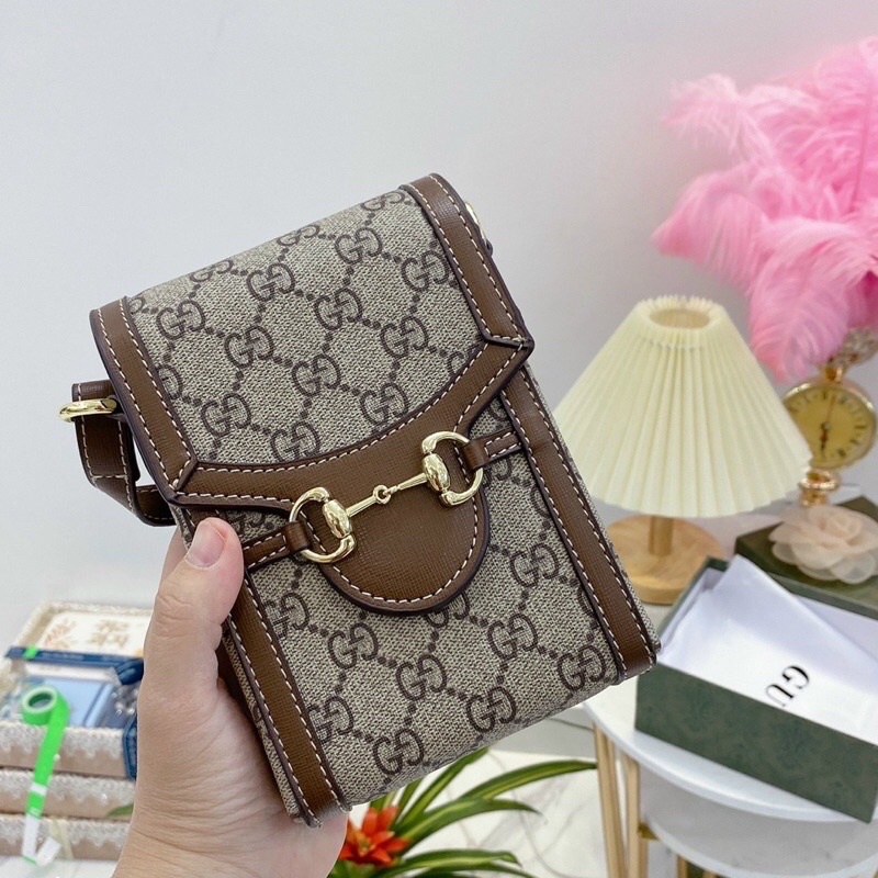 Túi đựng điện thoại GC hoạ tiết sz18cm fullbox cực phong cách