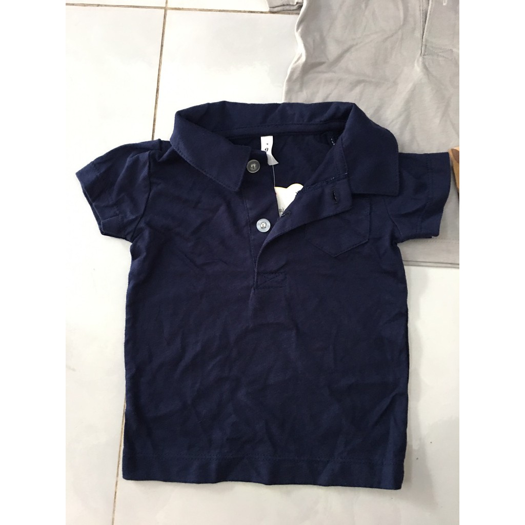Áo thun cổ trụ trai