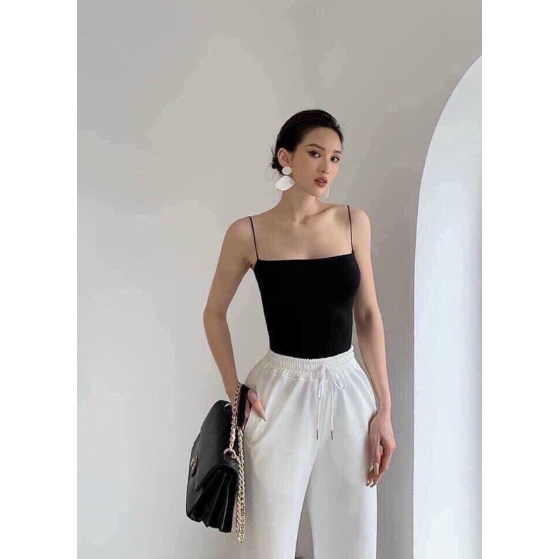 Áo 2 dây sợi bún chất len tăm siêu mịn