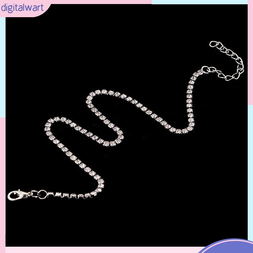 Vòng cổ choker đính đá quý nhân tạo lấp lánh sang trọng thời trang dành cho nữ