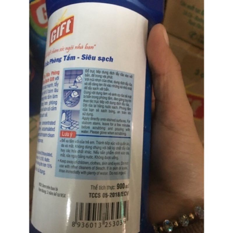 Chất tẩy rửa nhà tắm, nhà vệ sinh Gift