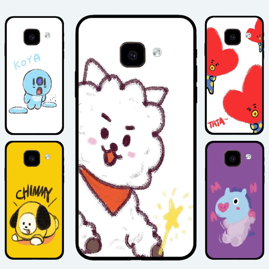 BTS BT21 Ốp Lưng Xinh Xắn Cho Điện Thoại Samsung A7 2016 A7 2017 A7 2018 A6 2018 J6 2018 J8 2018 J6 Prime Bt21