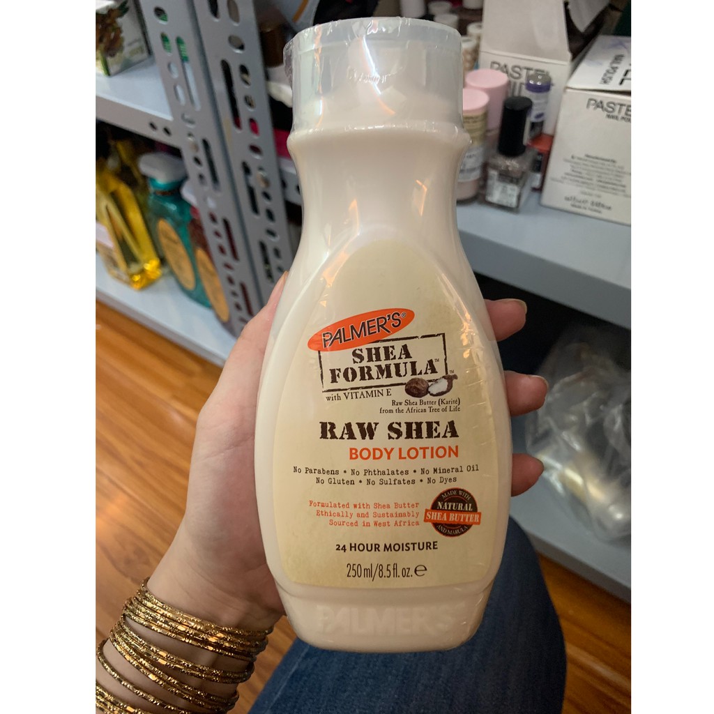 Sữa Dưỡng Thể Bơ Hạt Mỡ Dưỡng Ẩm Chuyên Sâu Palmer’s Shea Formula Raw Shea Body Lotion Mỹ (250ml) - 1502572