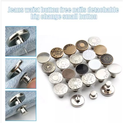 Quần Jean Thời Trang Hàn Quốc Nút Bấm