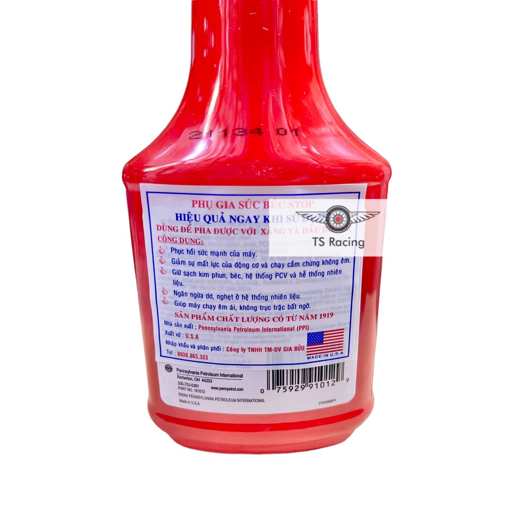 Phụ gia súc péc xăng fuel injection 325ml