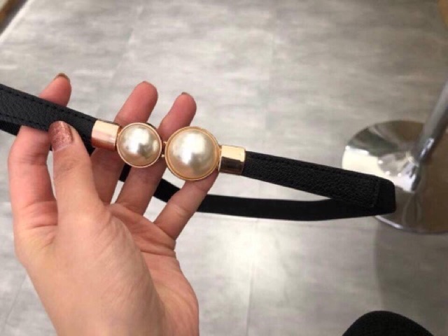 Dây belt móc cài đính hạt cho váy suông | BigBuy360 - bigbuy360.vn