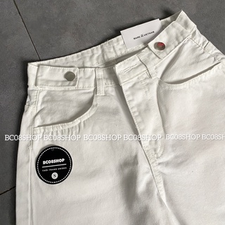 Quần Short Jean Nữ Ngố Màu Trắng Basic BC087