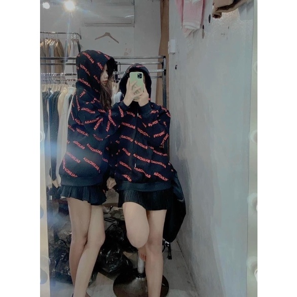 [SIEU SALE]] Áo Hoodie Nỉ Bông Tai Thỏ Ba.len Basic Nam Nữ Form Rộng Thu Đông Kiểu Dáng Hàn Quốc Unisex(Hàng Sẵn)