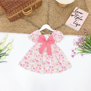 Váy bé gái 8-18kg, chất thô lụa mềm mịn VH010