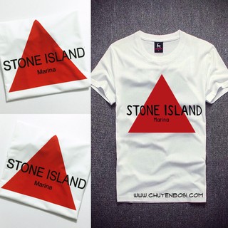 ÁO THUN UNISEX COTTON CỔ TRÒN TAY NGẮN STONE ISLAND 2024