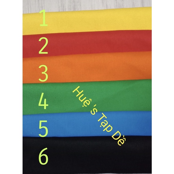 sét tạp dề người lớn các màu