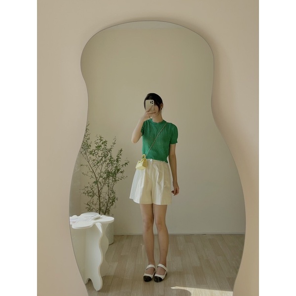 Áo len cộc tay basic