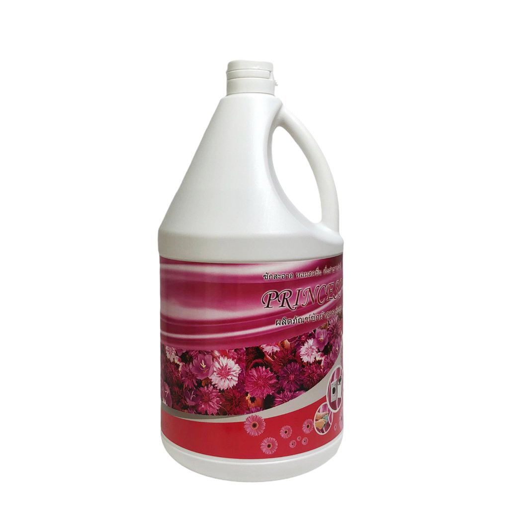 Nước giặt xả đậm đặc 2in1 hoa thiên nhiên PRINCESS 3500ml - Can nước giặt xả Thái Lan