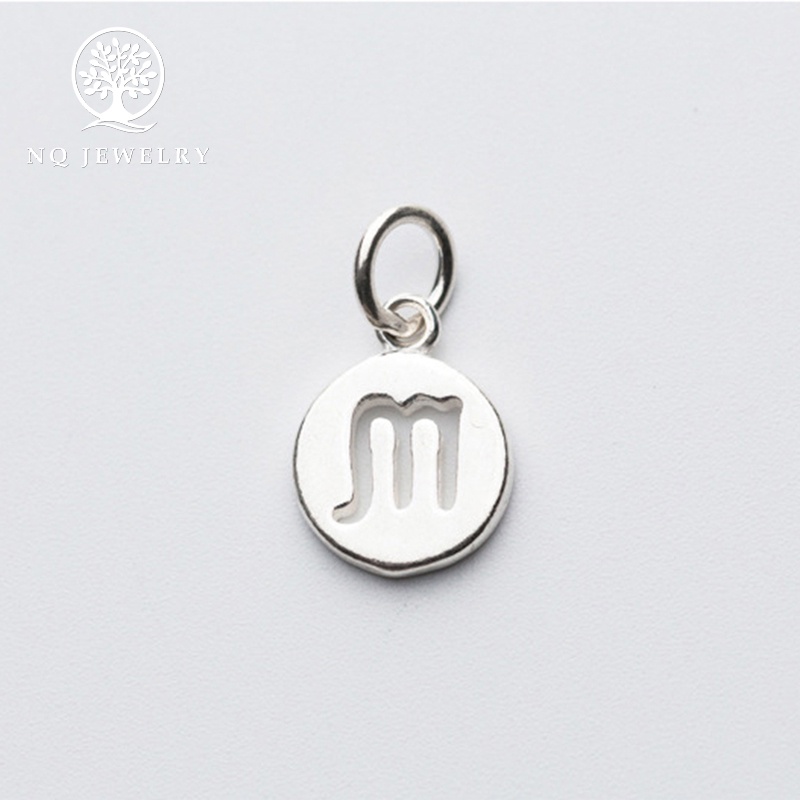 Charm bạc 12 cung hoàng đạo - mặt dây chuyền - NQ Jelwery