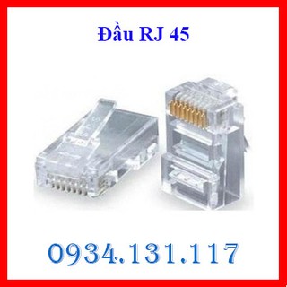 Đầu bấm mạng rj45 / hạt mạng rj45/ 1k/1 hạt
