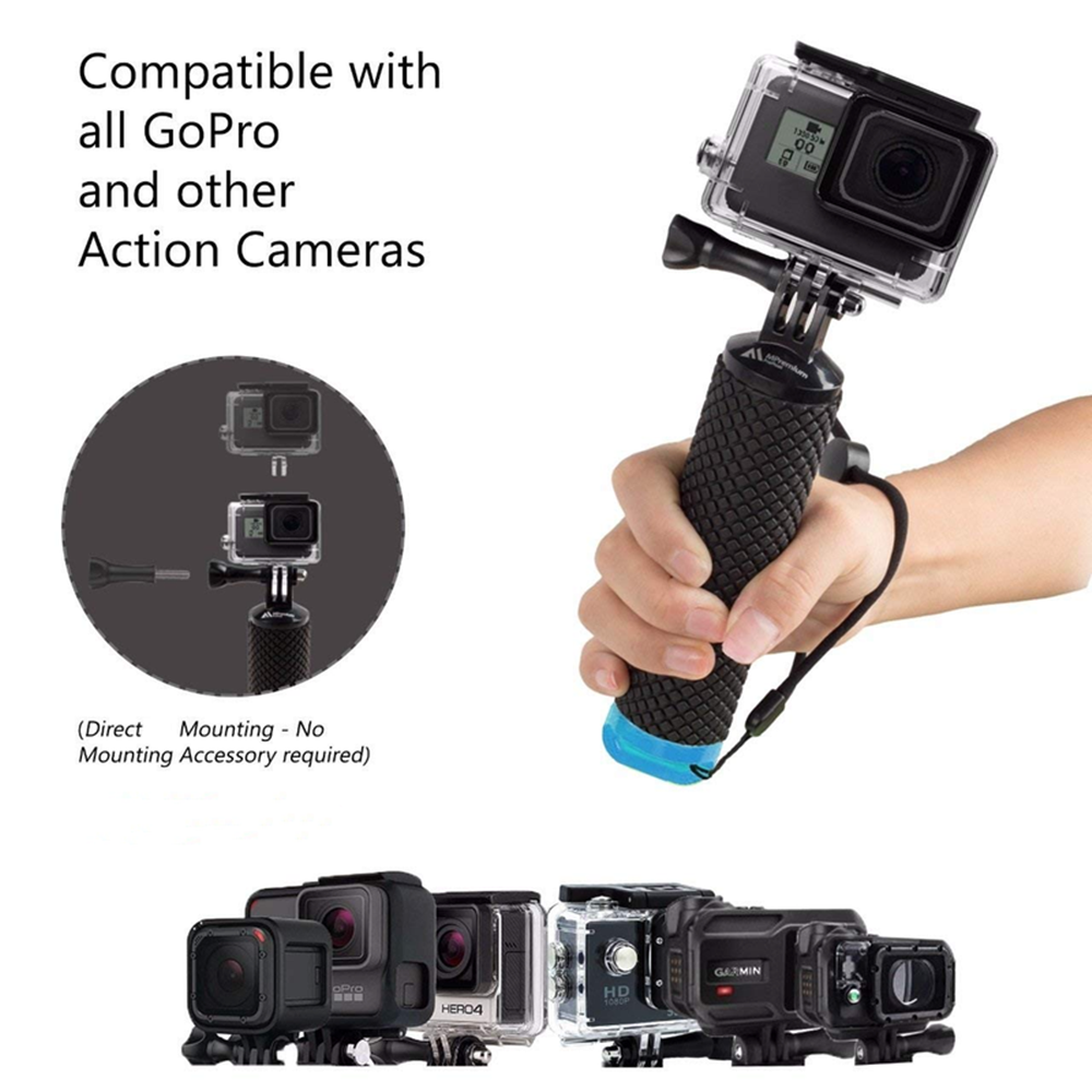 【Anbes】Đế Nổi Cầm Tay Cho Camera Hành Trình Go Pro Gopro Hero 8 7 6 5 4 Xiaomi Yi 4k Sj4000 Sj5000