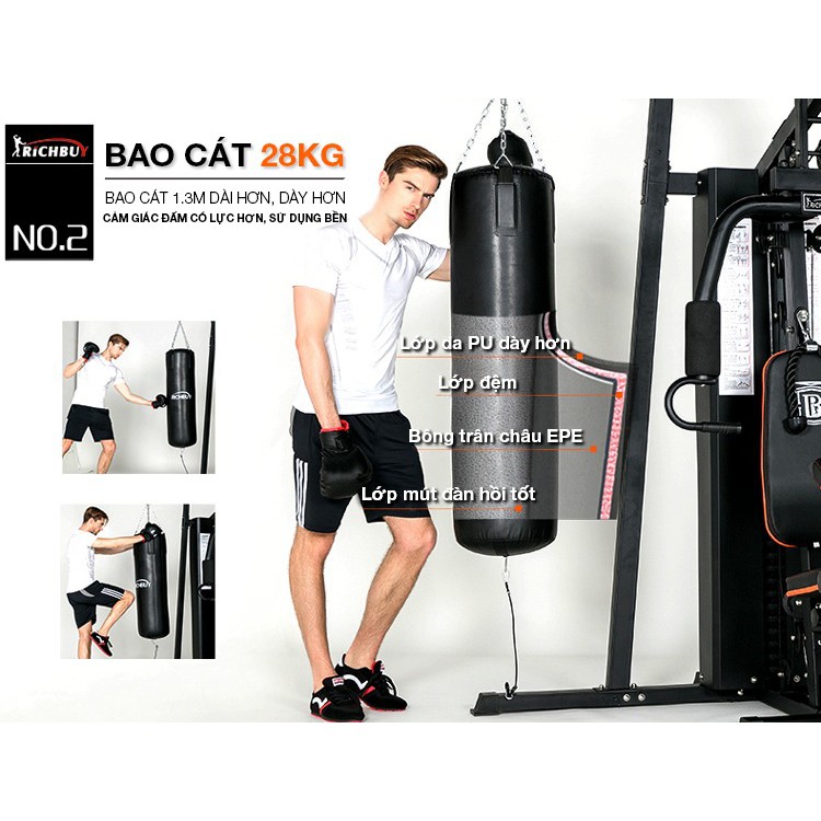 Giàn tập tạ đa năng HQ- 808P