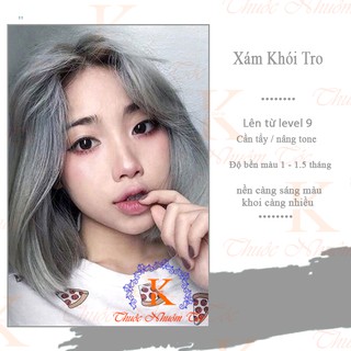Thuốc nhuộm tóc màu XÁM KHÓI Chenglovehairs, Chengloveshair, Chengloveshairs, Chenglovehair
