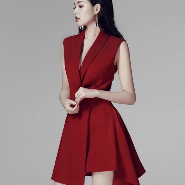 Đầm vest đuôi cá sang trọng thanh lịch