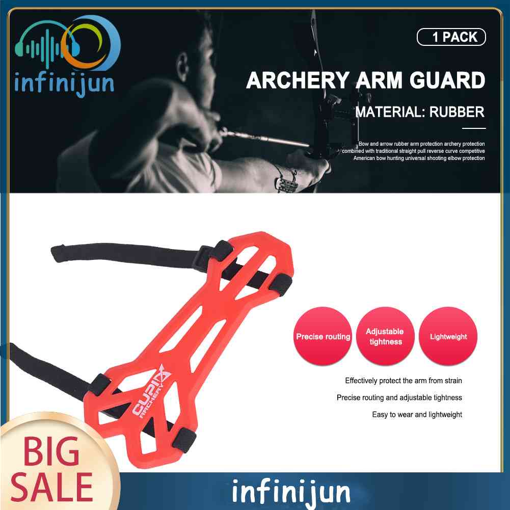 Đai Cao Su Mềm Co Giãn Bảo Vệ Cánh Tay Có Thể Điều Chỉnh Khi Chơi Bắn Cung
