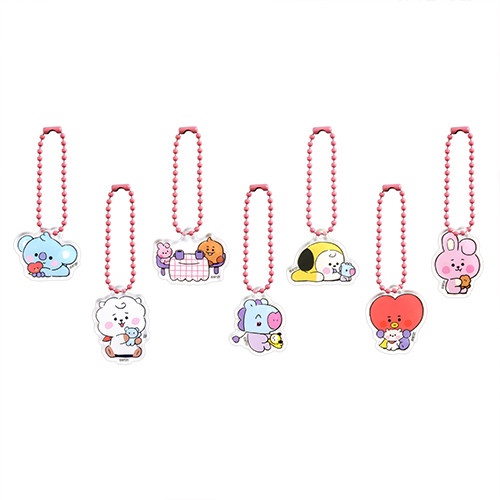 Móc khóa bằng acrylic hình BTS BT21