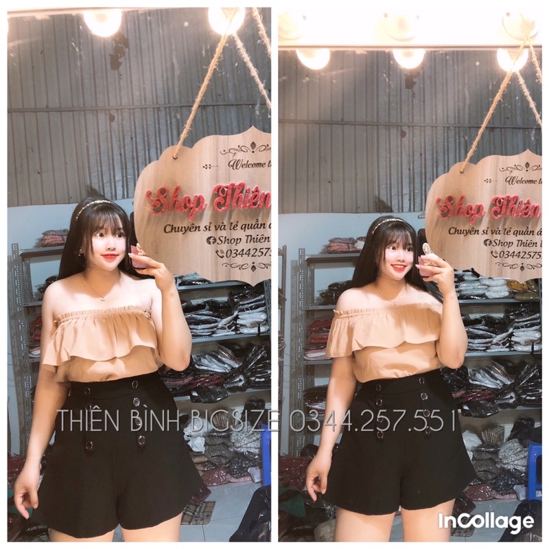 ÁO TRỄ VAI ĐŨI LỤA BIGSIZE
