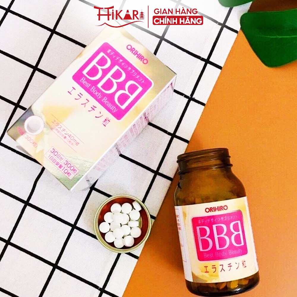 Viên uống BBB Best Beauty Body Orihiro tăng kích thước và săn chắc ngực, 300 viên/hộp