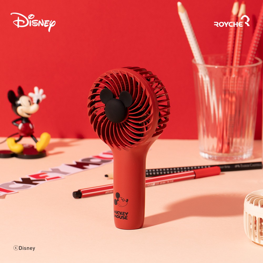 Quạt mini handy fan Disney CHÍNH HÃNG từ Royche nhiều mẫu mã siêu xinh