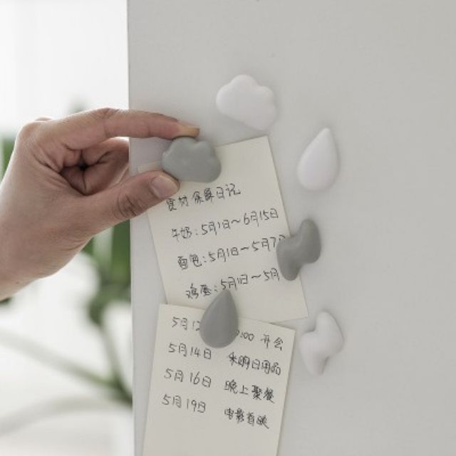 Nam châm dán tủ lạnh hình đám mây sáng tạo
