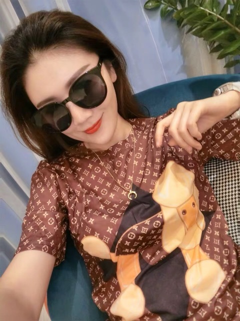 Áo cộc tay dáng rộng chất mịn hàng quảng châu