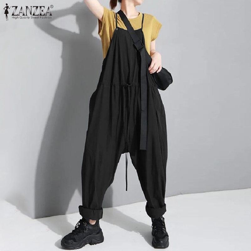 Áo Liền Thân ZANZEA Không Tay Màu Trơn Thoải Mái Thời Trang Cho Nữ | BigBuy360 - bigbuy360.vn