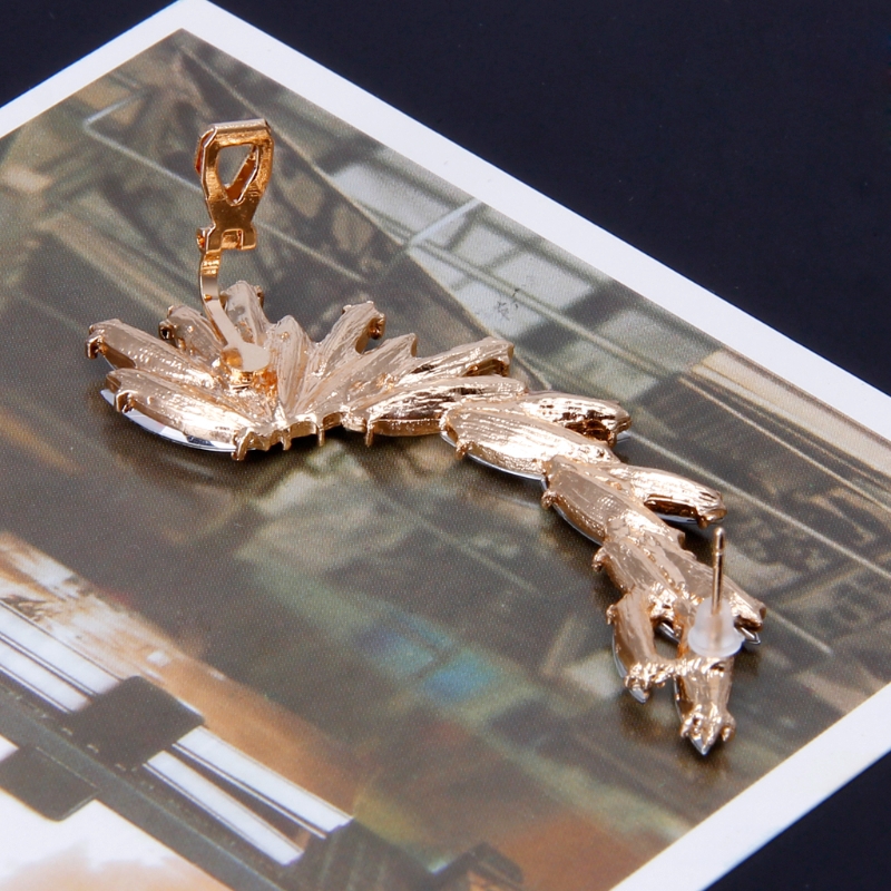 Khuyên Vành Tai Đính Đá Lấp Lánh Sang Trọng Cho Nữ