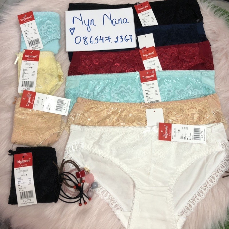 quần lót nữ cotton phối ren (quần chip có size) [Siêu Sale [Ảnh thật [Chính hãng | BigBuy360 - bigbuy360.vn