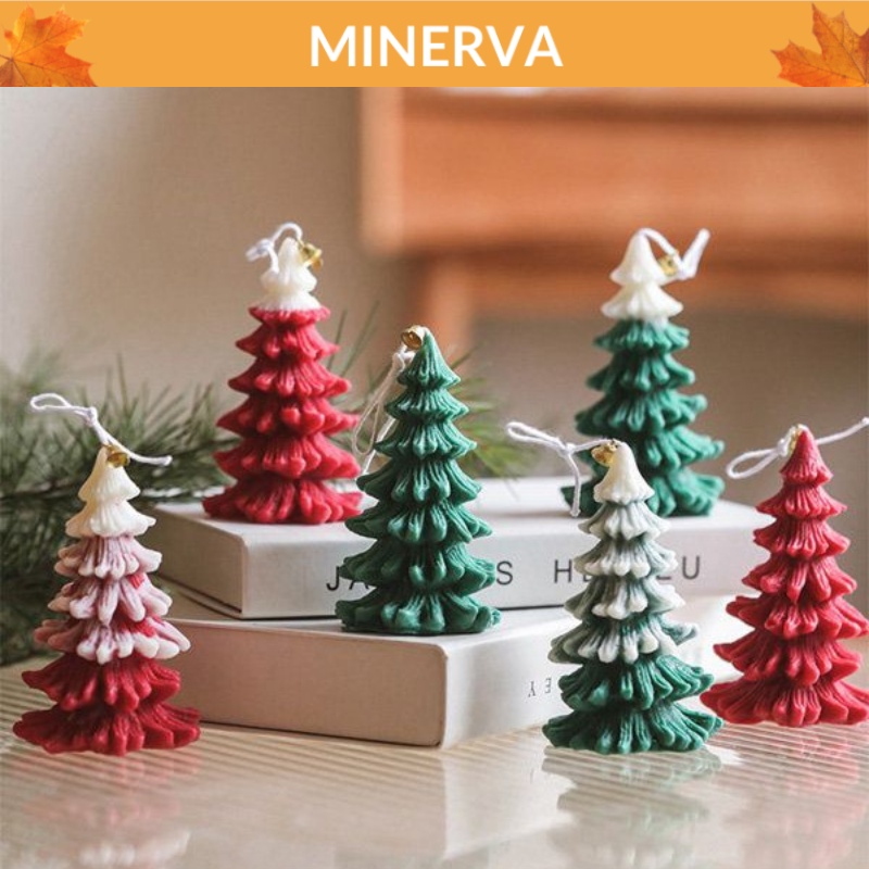 Nến thơm hình cây thông trang trí giáng sinh , phụ kiện chụp ảnh , trang trí nhà cửa , quà tặng sinh nhật handmade
