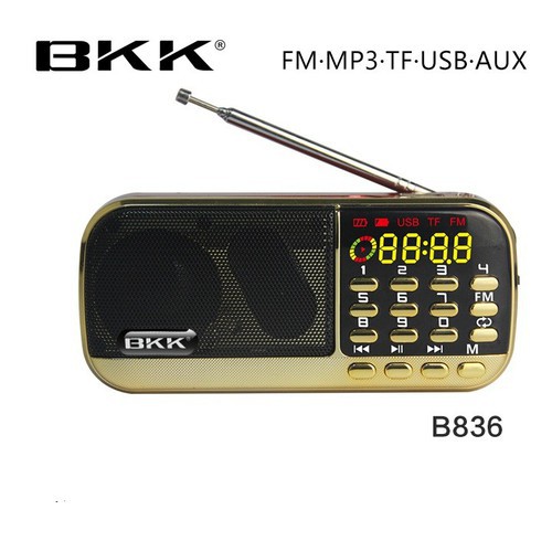 Loa Nghe Nhạc BKK 836 Cắm Thẻ Nhớ, Usb, FM