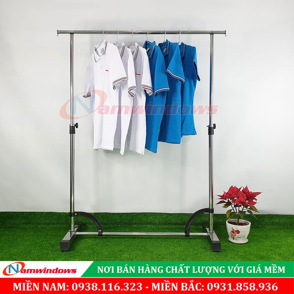 Cây Phơi Đồ | Inox 201 | Loại Đơn | Sào Trơn | Hãng Minh Quốc