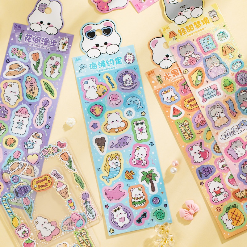 1 Sticker Dán Trang Trí Sổ Lưu Niệm