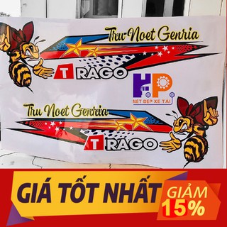 Tem chế độc hình ong, Tem xe tải giá rẻ, tem ong TRAGO