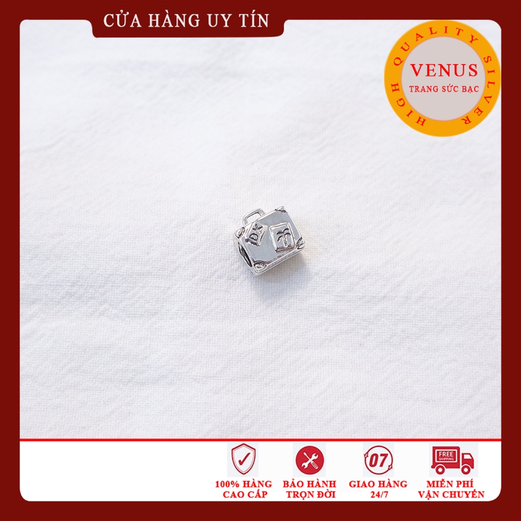 [Charm bạc 925 cao cấp] Charm bạc hình túi xách, cây xương rồng- Mã sản phẩm VENUSS7