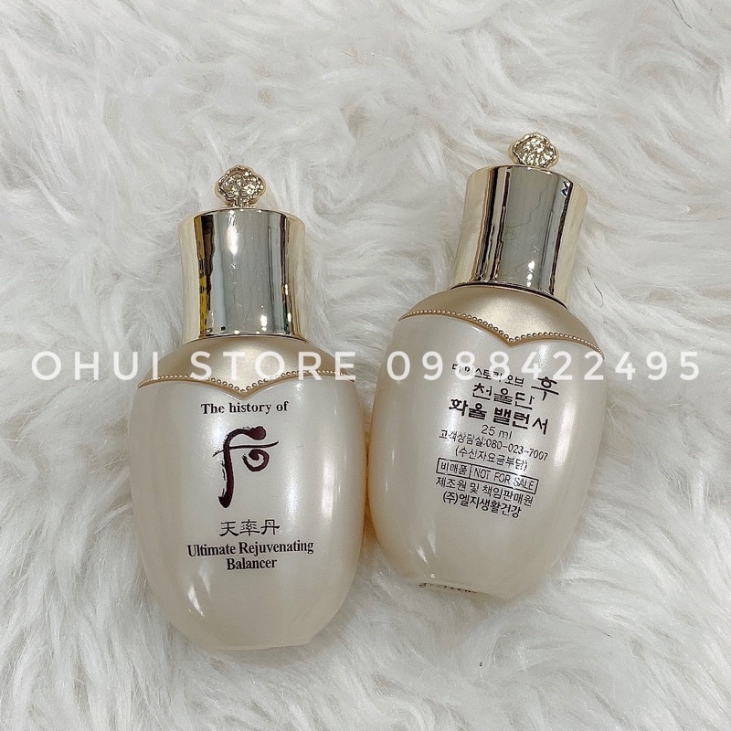 Nước hoa hồng Whoo Ultimate Rejuvenating Balancer 25ml - Chuẩn chính hãng LG Vina