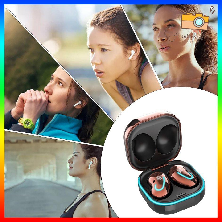 Tai Nghe Nhét Tai Không Dây Có Đèn Led S6 Se