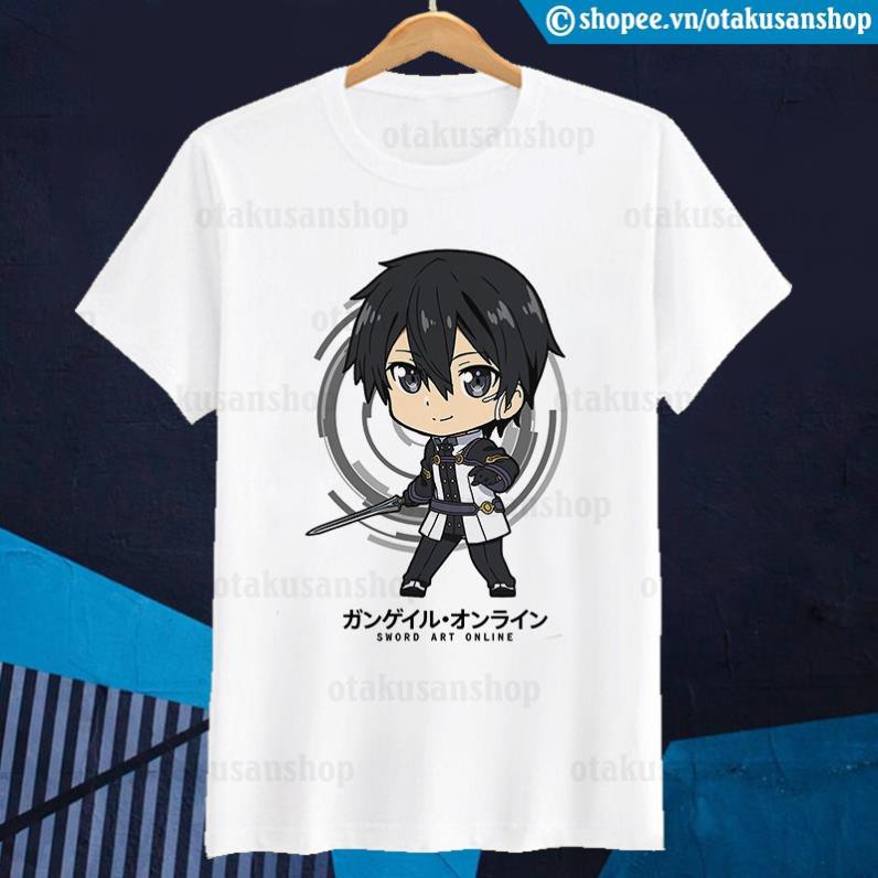 (SALE SÔC) Áo thun Sword Art Online SAO Kirito Chibi