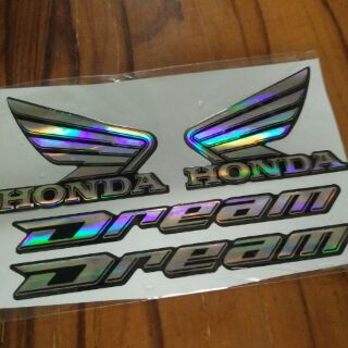 Bộ tem Dream crôm phản quang mới