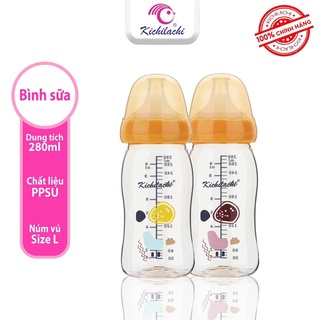 Bình sữa Kichi PPSU 280ml cho bé