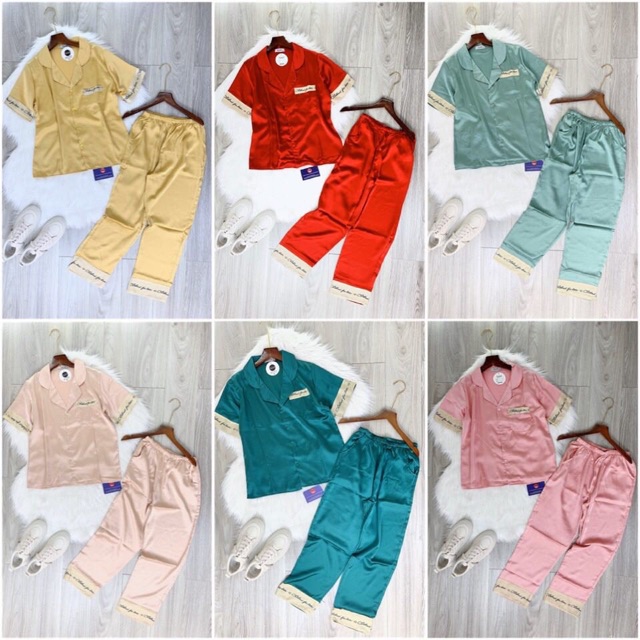 BỘ LỤA SATIN CHỮ KÍ