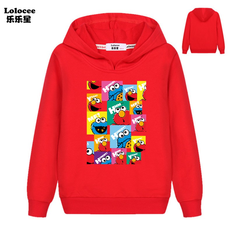 Áo Hoodie Tay Dài In Hình Hoạt Hình Dễ Thương Cho Bé