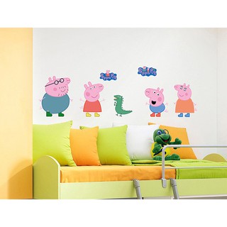 Decal dán tường Heo Peppa