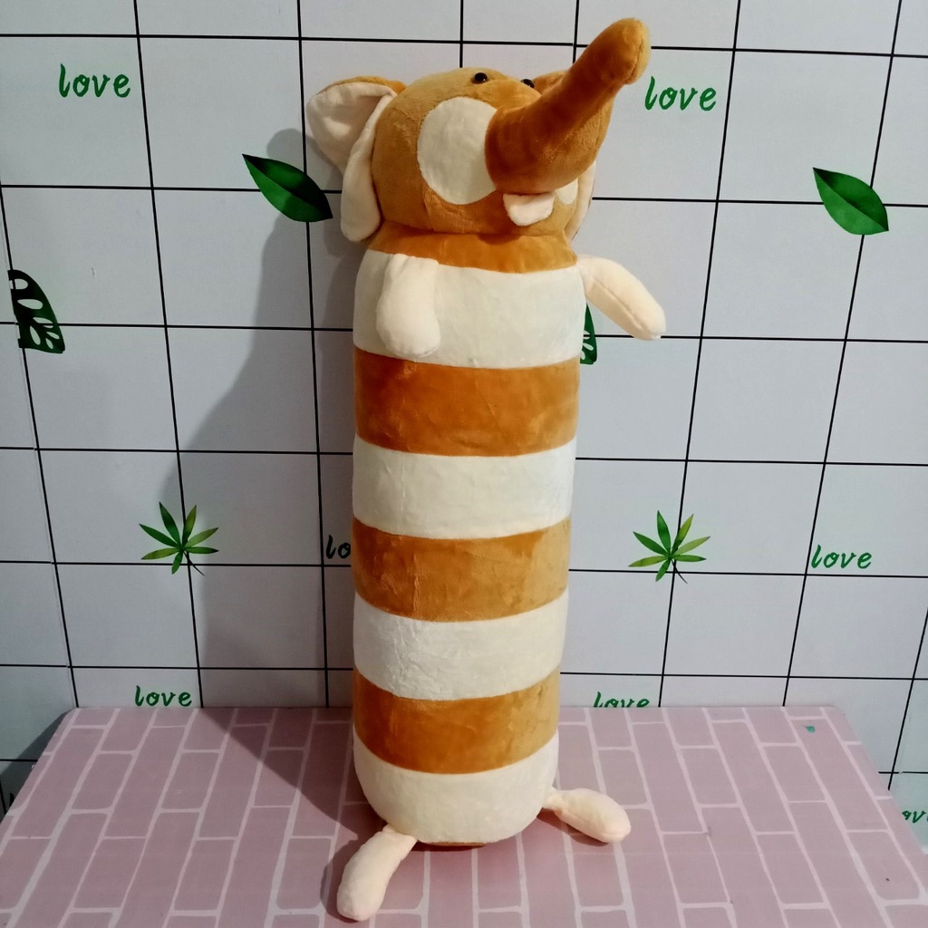 GỐI ÔM ĐẦU THÚ CHO BÉ HÌNH CHÚ VOI CON ĐÁNG YÊU